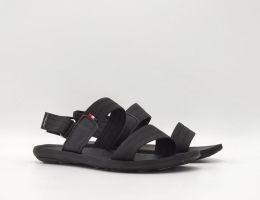 Sandal nam - Đen - Vải bố