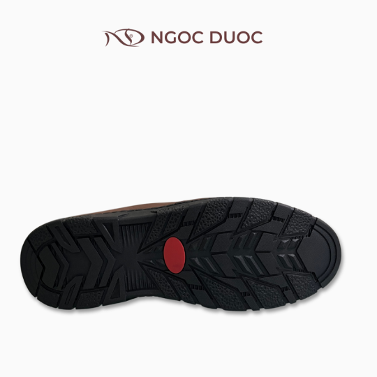 GIÀY SAPO NAM NGỌC ĐƯỢC VIỀN CHỈ NỔI MÀU NÂU
