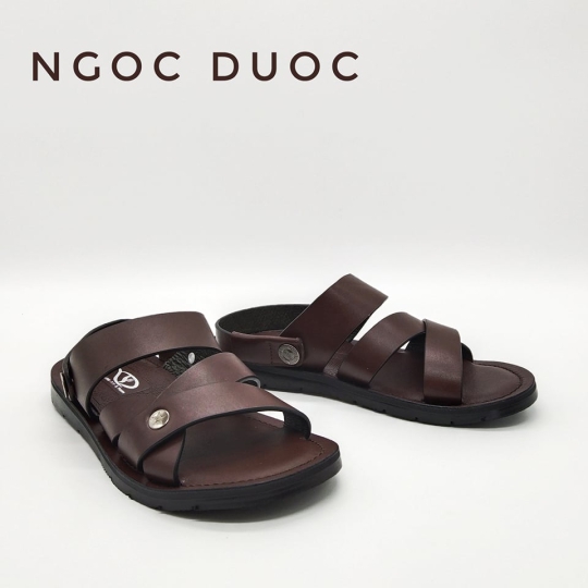 Dép Sandal Nam Da Bò Thật 100%