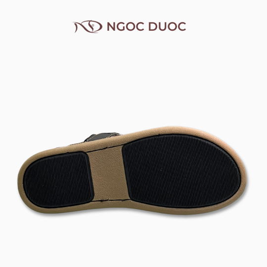 SANDAL DA QUAI ĐAN CHÉO VIỀN CHỈ NỔI