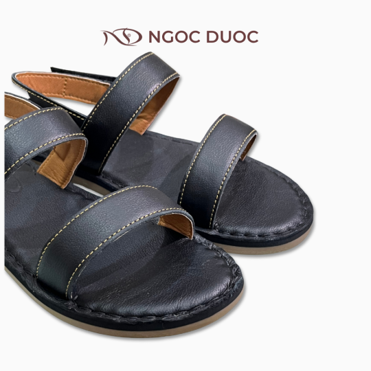SANDAL DA QUAI ĐAN BẢN NGANG