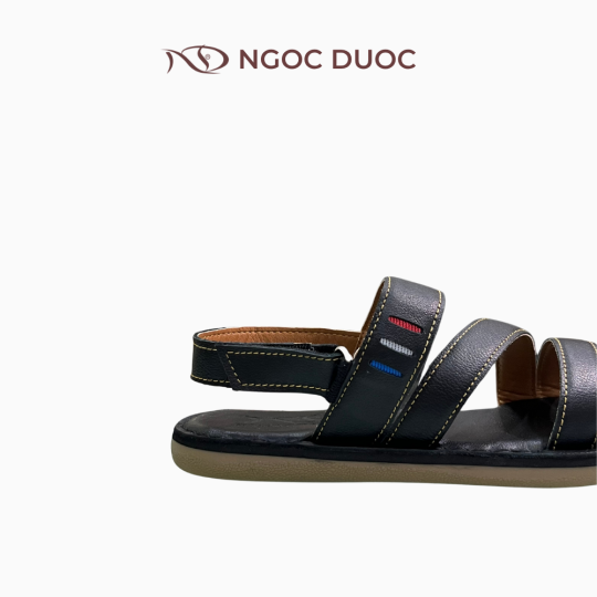 SANDAL DA QUAI CHÉO ÔM CHÂN VIÊN CHỈ NỔI