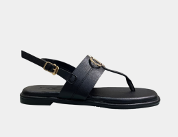 SANDAL XỎ NGÓN ĐÍNH KHOÁ KIM LOẠI