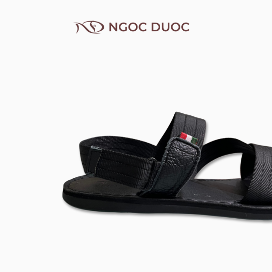 SANDAL NAM ĐẾ BẰNG VẢI BỐ QUAI CHÉO 
