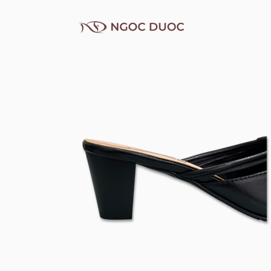 GIÀY SỤC CAO GÓT NGỌC DƯỢC MŨI NHỌN KHOÉT CỔ CHỮ V